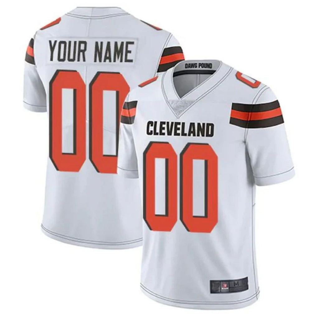 Crovyle Custom C.Browns White Alternate Vapor Untouchable Limited Home Game Any Name & Numbers Stitched Jerseys