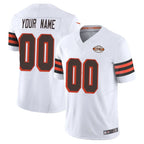 Crovyle Custom C.Browns White Limited Vapor F.U.S.E. Alternate Game Any Name & Numbers Stitched Jerseys