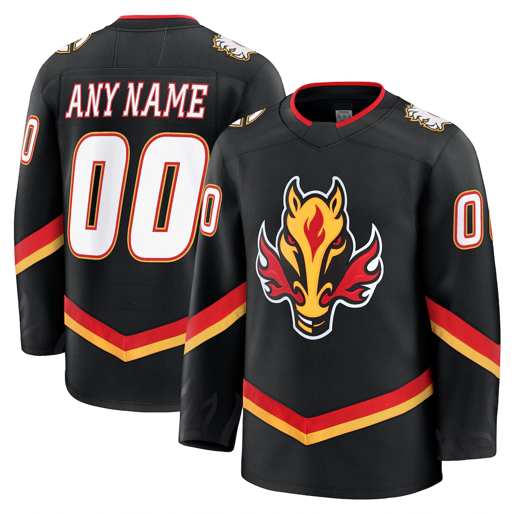 Crovyle Custom C.Flames Black Alternate Premium Jerseys