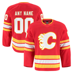 Crovyle Custom C.Flames Red Home Authentic Pro Jerseys