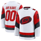 Crovyle Custom C.Hurricanes White Away Premium Stitched Jerseys