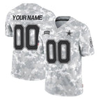 Crovyle Custom D.Cowboys Arctic Camo Salute to Service Limited Home Game Any Name & Numbers Stitched Jerseys