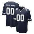 Crovyle Custom D.Cowboys Navy Home Game Any Name & Numbers Stitched Jerseys