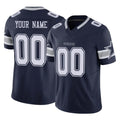 Crovyle Custom D.Cowboys Navy Limited Vapor F.U.S.E. Home Game Any Name & Numbers Stitched Jerseys