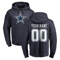 Crovyle Custom D.Cowboys Navy Pullover Hoodies Limited Any Name & Numbers Stitched Jerseys