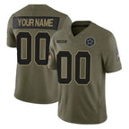 Crovyle Custom D.Cowboys Olive 2025 Salute to Service Limited Home Game Any Name & Numbers Stitched Jerseys