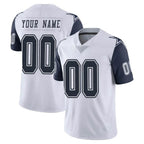 Crovyle Custom D.Cowboys White-Navy Limited Color Rush Vapor Untouchable Home Game Any Name & Numbers Stitched Jerseys