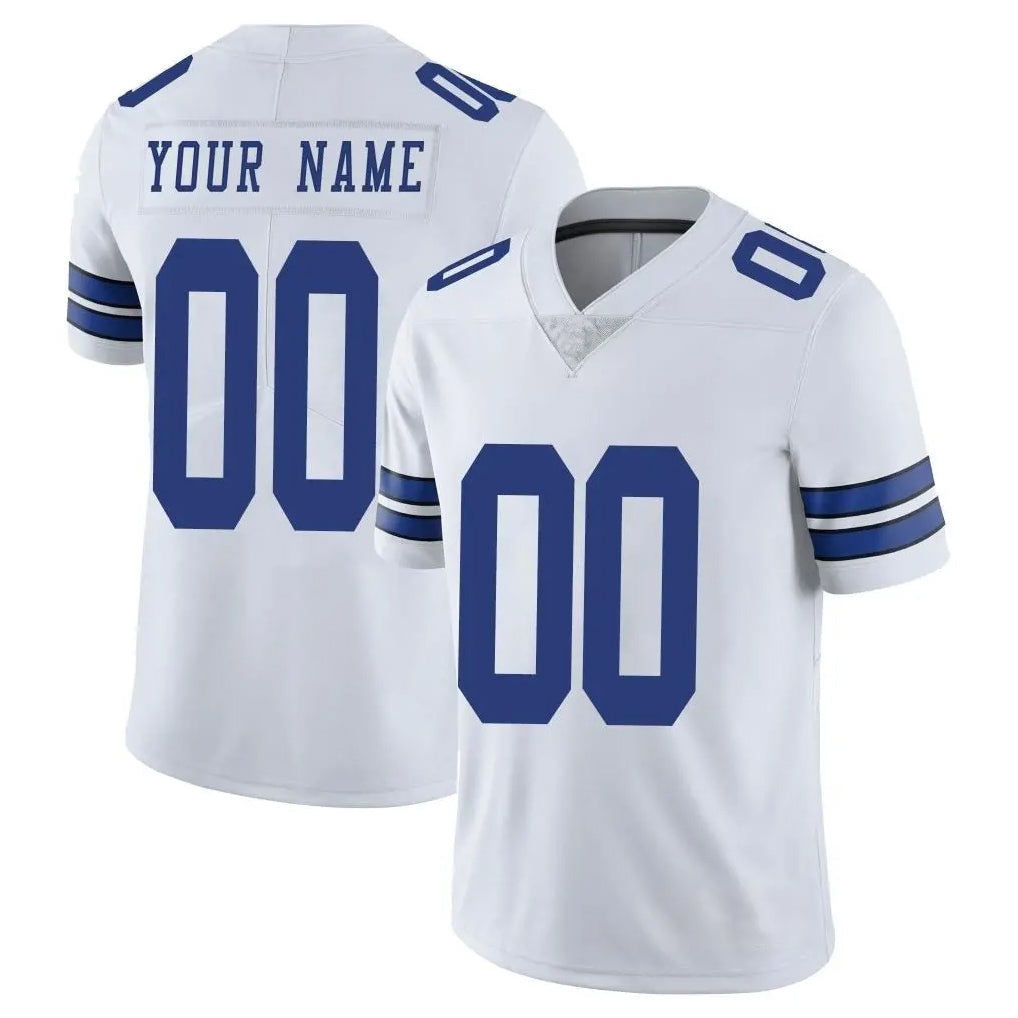 Crovyle Custom D.Cowboys White Vapor Untouchable Limited Home Game Any Name & Numbers Stitched Jerseys