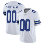 Crovyle Custom D.Cowboys White Vapor Untouchable Limited Home Game Any Name & Numbers Stitched Jerseys
