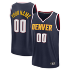 Crovyle Custom D.Nuggets Navy Fast Break Jerseys - Icon Edition