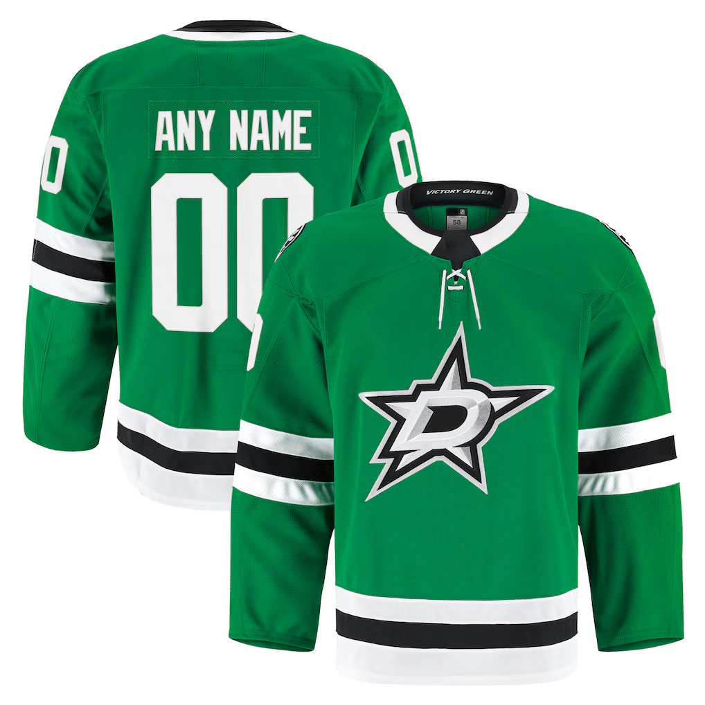 Crovyle Custom D.Stars Kelly Green Home Authentic Pro Jerseys