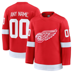 Crovyle Custom D.Red wings Red Home Premium Jerseys