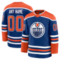 Crovyle Custom E.Oilers Royal Home Premium Jerseys