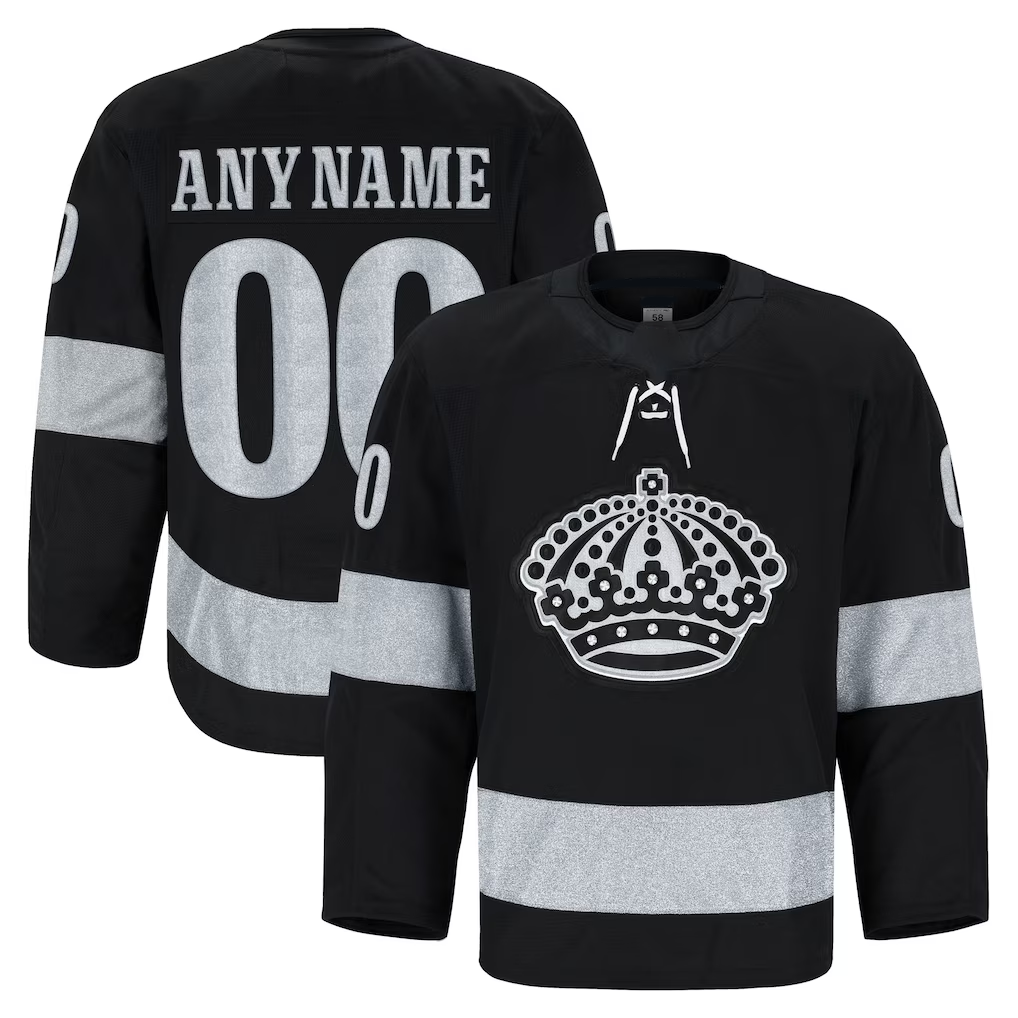 Crovyle Custom LA.Kings Black Alternate Authentic Pro Jerseys