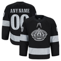 Crovyle Custom LA.Kings Black Alternate Authentic Pro Jerseys