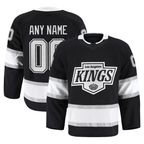 Crovyle Custom LA.Kings Black Home Authentic Pro Jerseys