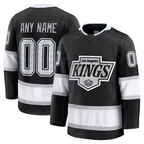 Crovyle Custom LA.Kings Black Home Premium Jerseys