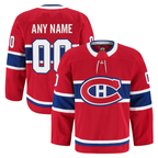 Crovyle Custom Montreal Canadiens Red Home Authentic Pro Jerseys