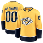 Crovyle Custom N.Predators Gold Home Premium Jerseys