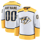 Crovyle Custom N.Predators White Away Premium Jerseys