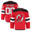 Crovyle Custom N.Jersey Devils Red Home Authentic Pro Jerseys