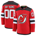 Crovyle Custom N.Jersey Devils Red Home Premium Jerseys