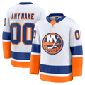 Crovyle Custom NY.Islanders White Away Premium Jerseys