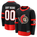 Crovyle Custom O.Senators Black Home Breakaway Jerseys