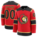 Crovyle Custom O.Senators Red Alternate Premium Jerseys