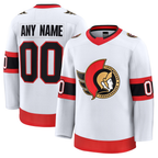 Crovyle Custom O.Senators White Away Premium Jerseys
