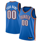 Crovyle Custom OC.Thunder Blue  Fast Break Stitched Jerseys- Statement Edition