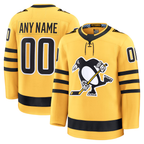 Crovyle Custom P.Penguins Gold Alternate Premium Jerseys
