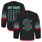 Crovyle Custom S.Kraken Black Alternate Authentic Pro Jerseys