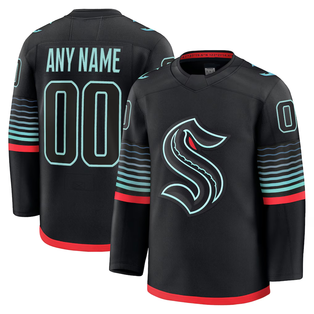 Crovyle Custom S.Kraken Black Alternate Premium Jerseys