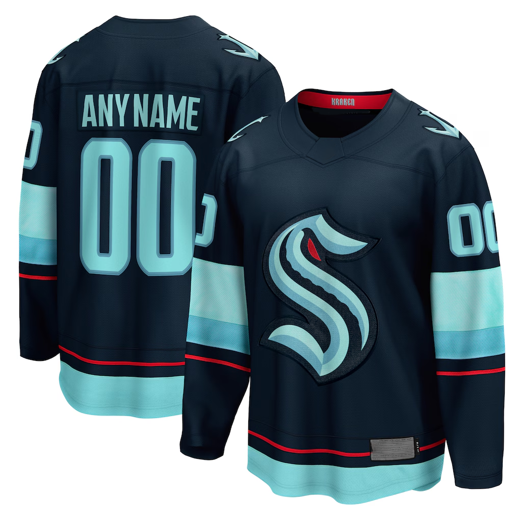 Crovyle Custom S.Kraken Deep Sea Blue Home Breakaway Jerseys