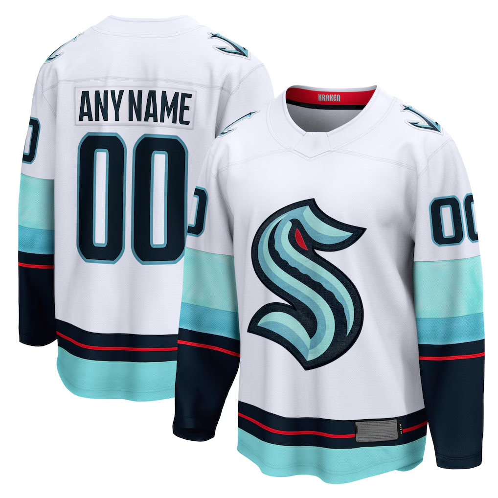 Crovyle Custom S.Kraken White Away Breakaway Jerseys