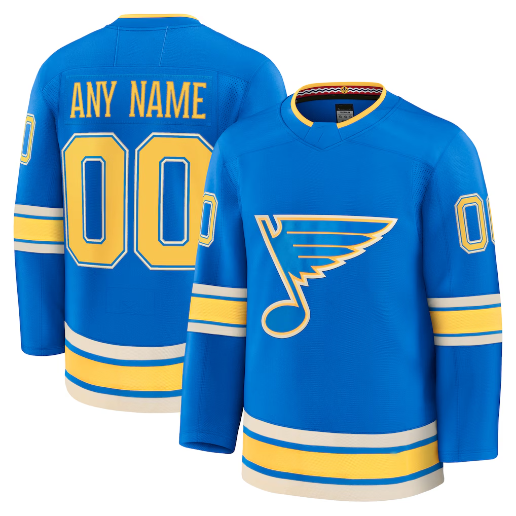 Crovyle Custom St.L.Blues Blue Alternate Premium Jerseys