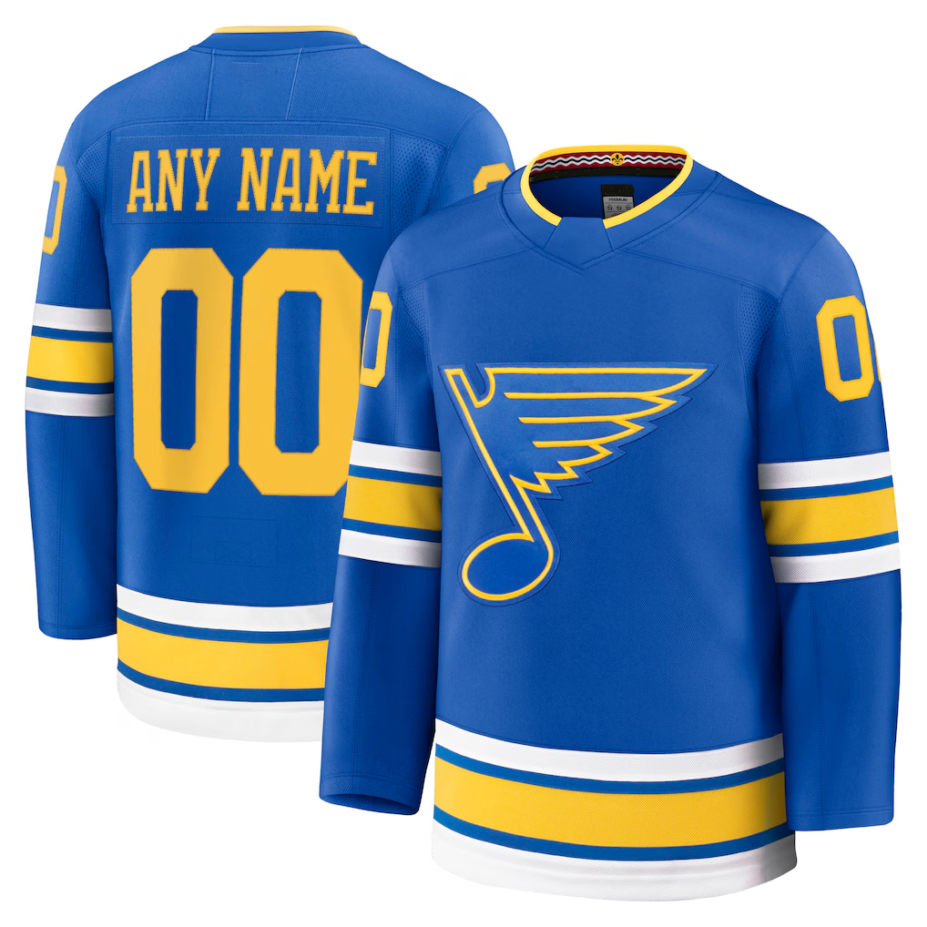 Crovyle Custom St.L.Blues Blue Home Premium Jerseys
