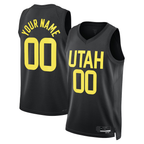 Crovyle Custom U.Jazz Black 2022-2023 Swingman Jerseys- Statement Edition