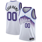 Crovyle Custom U.Jazz White Swingman Jerseys - Association Edition