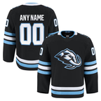 Crovyle Custom U.Mammoth Black Home Authentic Pro Jerseys