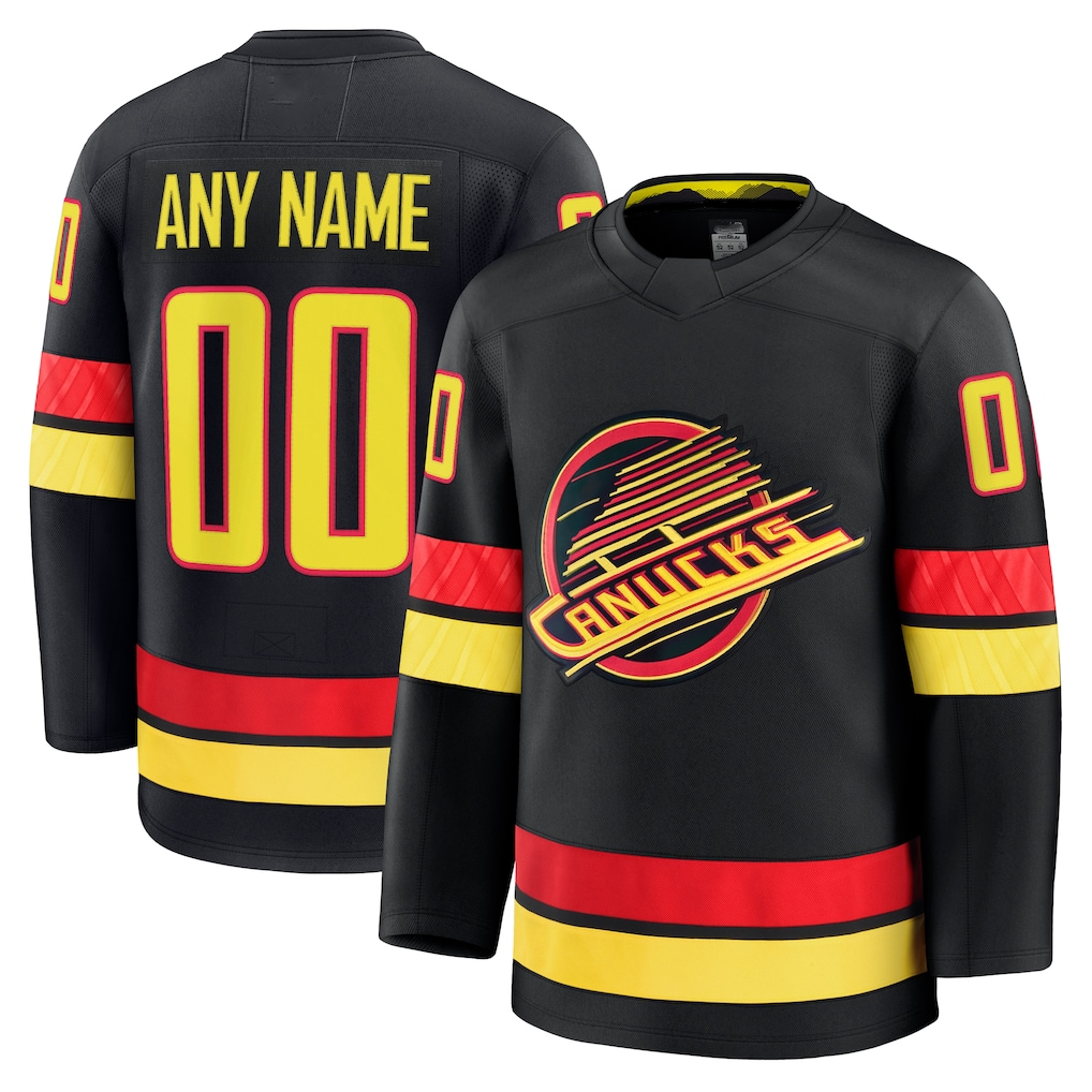 Crovyle Custom V.Canucks Black Alternate Premium Jerseys