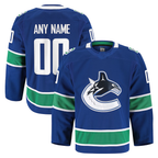 Crovyle Custom V.Canucks Blue Home Authentic Pro Jerseys