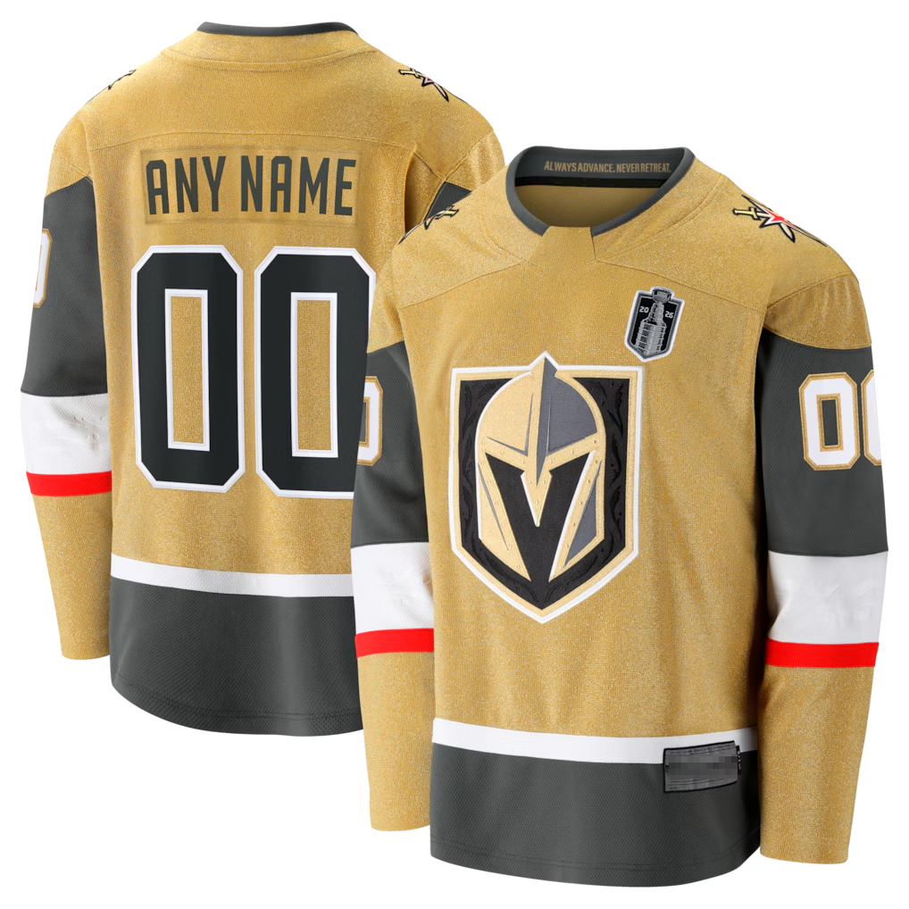 Crovyle Custom V.Golden Knights Gold 2026 Stanley Cup Final Breakaway Jerseys