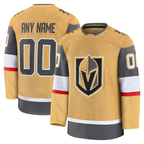 Crovyle Custom V.Golden Knights Gold Home Premium Jerseys