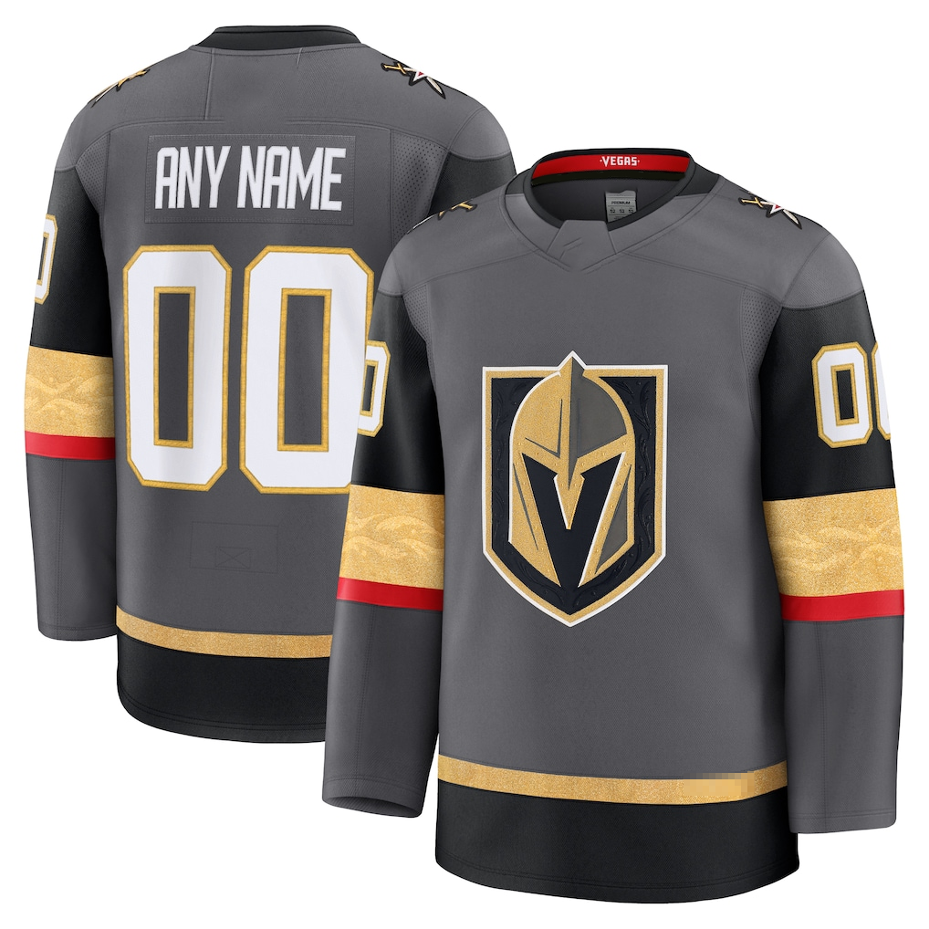 Crovyle Custom V.Golden Knights Gray Alternate Premium Jerseys