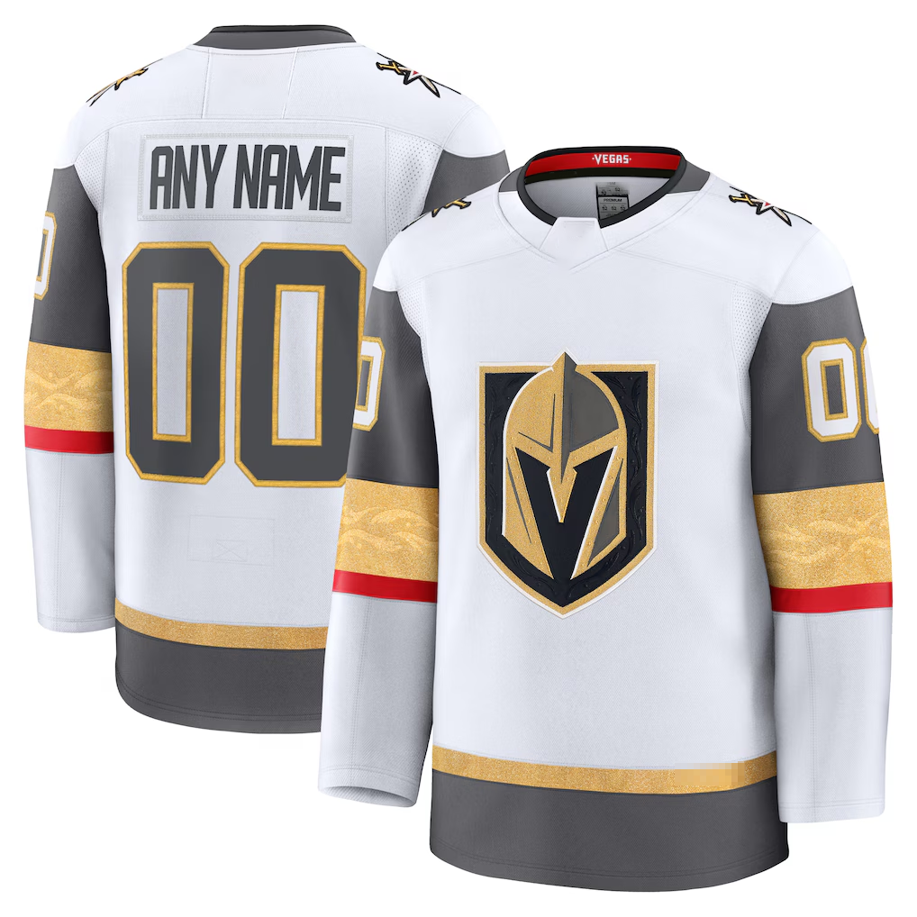 Crovyle Custom V.Golden Knights White Away Premium Jerseys