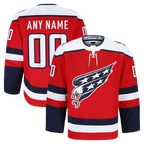 Crovyle Custom W.Capitals Red Alternate Authentic Pro Jerseys