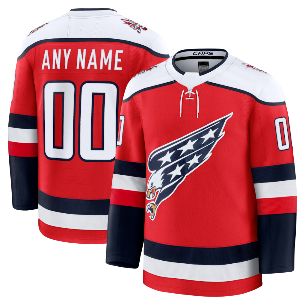 Crovyle Custom W.Capitals Red Alternate Premium Jerseys