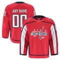 Crovyle Custom W.Capitals Red Home Authentic Pro Jerseys